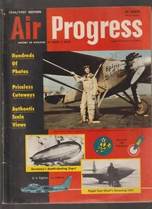 Air Progress Magazine Jimmy Stewart Military Civilian Aircraft 1956 - 57 - Picture 1 of 7