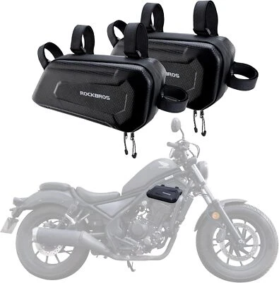 RockBros Motorcycle Frame Crash Bar Bags Set, Tool Placement Organizer Side Box - Image 1 of 4