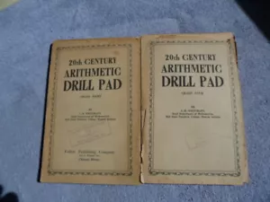 Two 20th Century Arithmetic Drill Pads - Picture 1 of 1