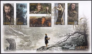 NEW ZEALAND 2013 The Hobbit: Desolation of Smaug, Set of 6 on FDC - Picture 1 of 1