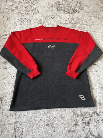 Chase Authentics Men’s Dale Earnhardt Jr Bud Sweater Fleece  Pullover XL NASCAR Cover
