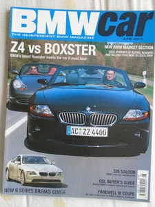 BMW Car Jun 2003 Z4 vs Boxster, 326 Saloon, CSL buyers - Picture 1 of 1