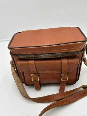 Perrin California - Bolso de cuero para cámara 5" x 7" x 9" de colección, raro #601 monedero Foto 1 de 4