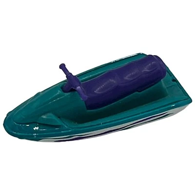 LOOSE 1999 Matchbox WATERCRAFT JET SKI ONLY NO TRAILER Purple Seat Teal Interior - Image 1 of 4