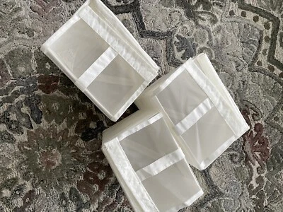 Pack of 3 Shoe Home Organization Storage Solution White 8 ¾ x13 ½ x6 ¼ Pre Owned - Image 1 of 4