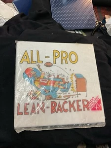 vtg Vintage Football All Pro Lean Backer Humor T Shirt Single Stitch Medium - Picture 1 of 5