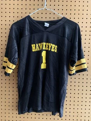 Iowa Hawkeyes Jersey #1 Youth Boys Size XL X-Large 18/20 Black - Image 1 of 4