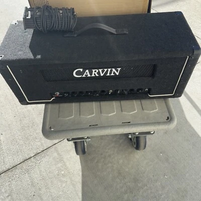 Carvin Valve Stage Master Guitar Tube Amp Head 100 / 50 Watt/Pedal Excellent - Image 1 of 4