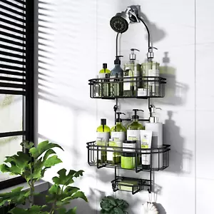 Hanging Over Shower Head Organizer Caddy Bathroom Storage Rack Basket Soap Holde - Picture 1 of 8