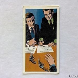 Brooke Bond Tea Card Police File 1977 #23 Serious Crime Squad (CC63)