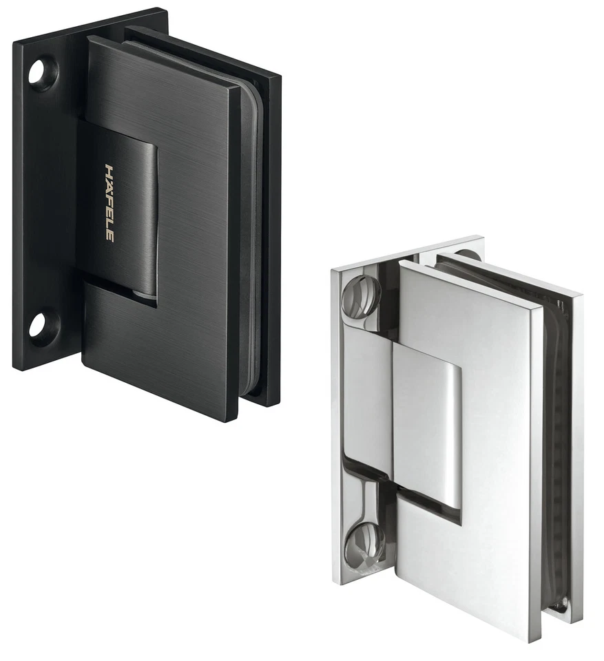 Häfele Bisagra de Puerta Ducha Escuadra Cristal Duschband Pared 8-12 MM - Imagen 1 de 4