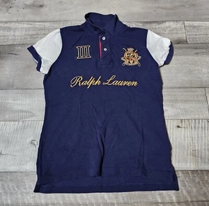 Polo Shirt Ralph Lauren Riders Jockey Club/Vintage Clothing Womens Polo MEDIUM - Picture 1 of 7