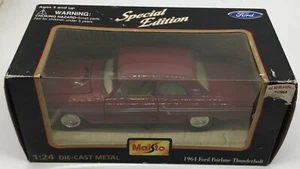 Retro Maisto Model 1;24 Ford  Fairlane Thunderbolt Special Edition Die Cast Car - Picture 1 of 6