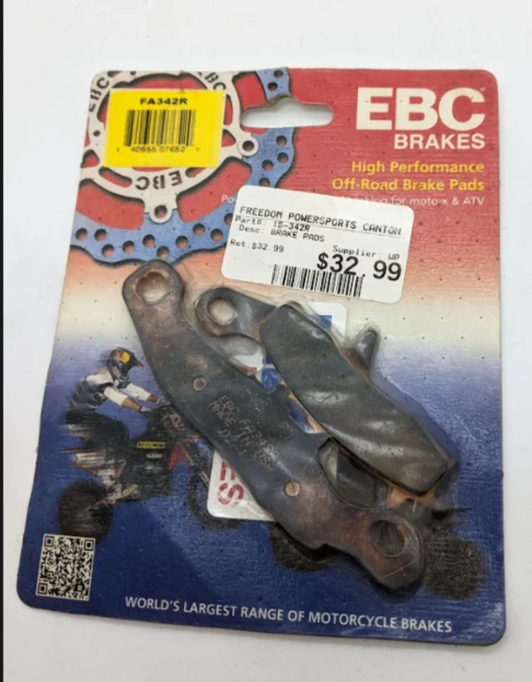 Pastillas de freno estándar Kawasaki EBC 2008-2011 15-342R Foto 1 de 1
