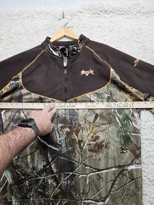 Scent-Lok Base Slayer Odor Eliminating Camo 1/4 Zip 3XL - Picture 1 of 7