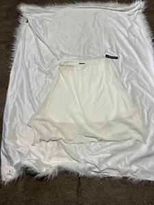 New Self Portrait Ivory Polyester Skirt Women Sz XL - Picture 1 of 12