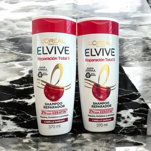 Loreal Elvive Total Repair con cheratina per capelli danneggiati SHAMPOO 370 ml - 12,5 oz - Foto 1 di 2
