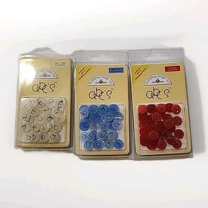 Letras minúsculas redondas acrílicas de Doodlebug Designs ABC NUEVAS 3 paquetes - Imagen 1 de 7