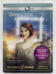 Masterpiece: Downton Abbey Season 6 DVD (Original UK Edition) New/Sealed - Picture 1 of 11