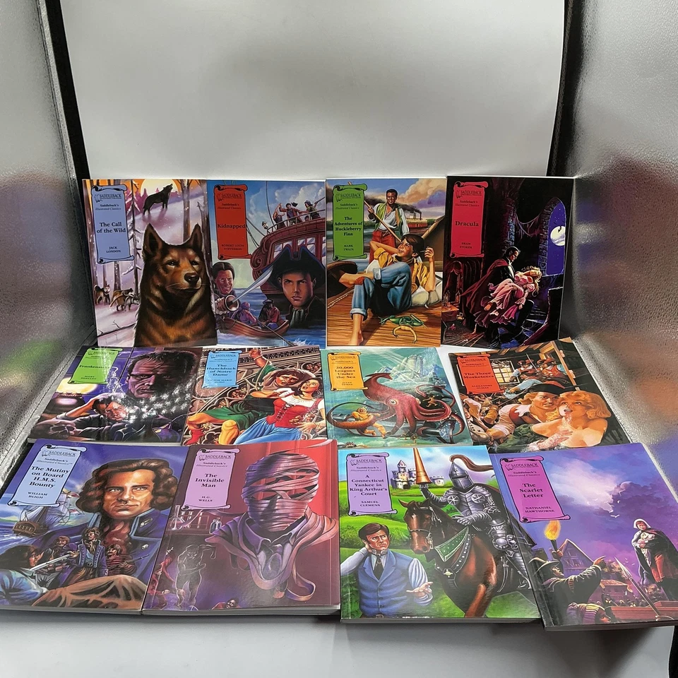 Saddleback Illustrated Classics Educational Graphic Novel Lot 19 Books Softcover - Image 1 of 4