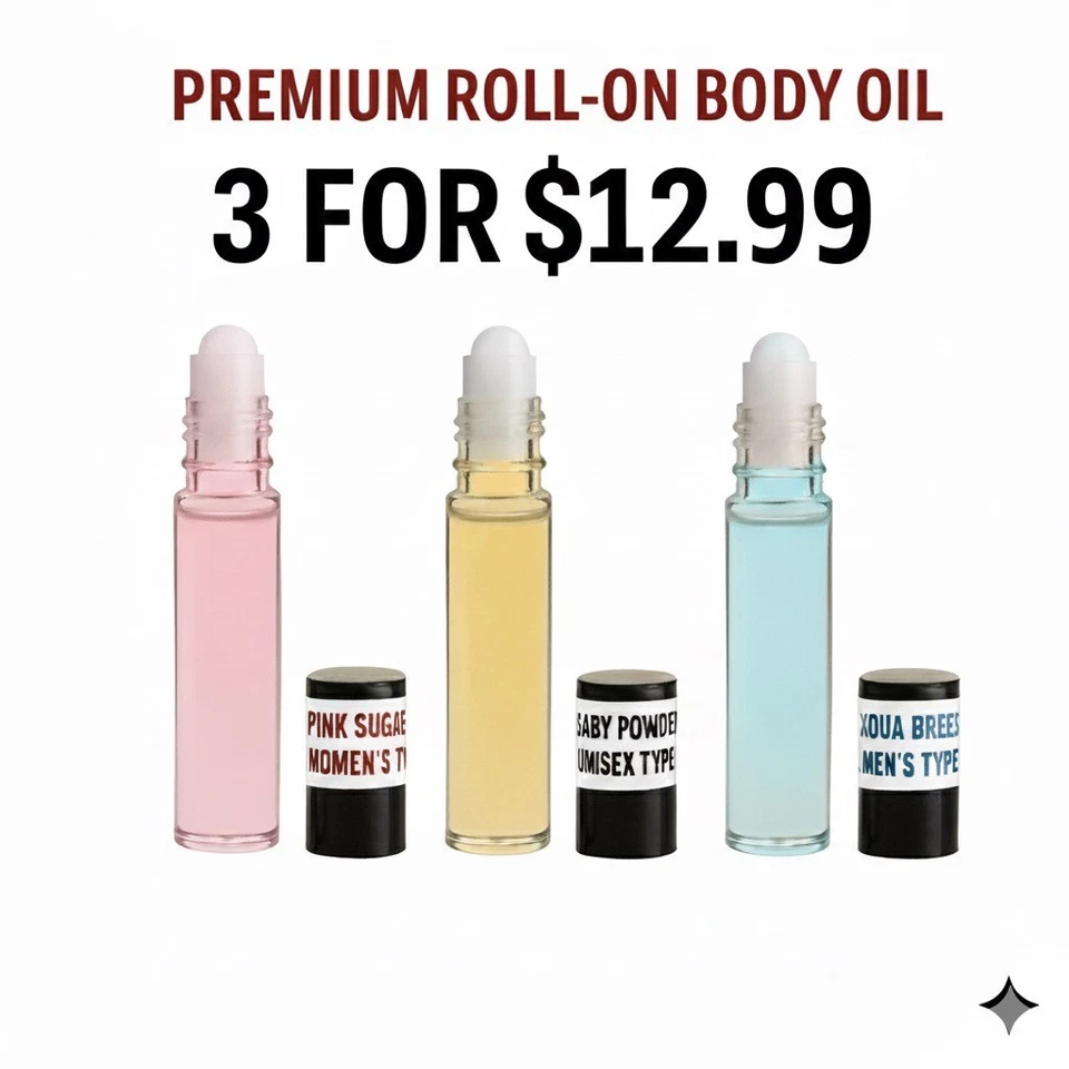 Масло для тела премиум-класса роликовое | 10 мл | 100% чистый концентрат и стойкое - Изображение 1 из 1