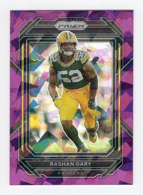 RASHAN GARY 2022 Panini Prizm PURPLE ICE #107 Packers /225 SP - Image 1 of 2