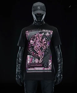 NEO4IC Dark MGN Girl YU-GI-OH! Camisa Konami Talla Grande con Tarjeta Nueva En Bolsa - Imagen 1 de 12