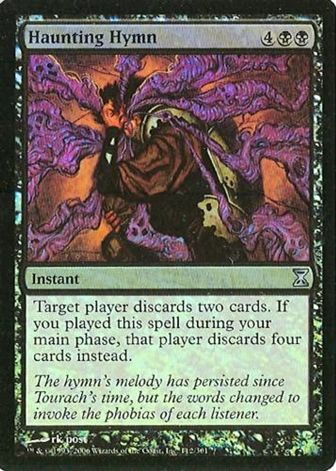 MTG - Time Spiral - Haunting Hymn - Foil - NM - Image 1 of 1