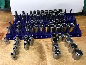 Craftsman 1/4 Drive Shallow METRIC 6pt Socket 4mm-14mm You Choose Size USA 🇺🇸 - Picture 1 of 3