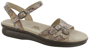 SAS Damenschuhe Duo Sandale Multisnake taupe 11 schmal KOSTENLOSER VERSAND brandneu - Bild 1 von 6