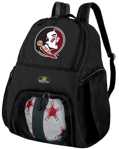 FSU Soccer Backpack - Florida State University Volleyball Bag -SIDE SHOE POCKETS Cover