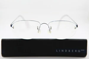 LINDBERG AIR TITANIUM Rimless 53-15-145 Excellent Purple-Silver Vintage Classic - Picture 1 of 12