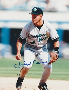 MIGUEL CAIRO TAMPA BAY RAYS ACTION SIGNED 8x10 - Picture 1 of 1