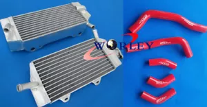 For Honda CRF450 CRF450R 2005 2006 2007 2008 06 07 08 Aluminum radiator + hose - Picture 1 of 8