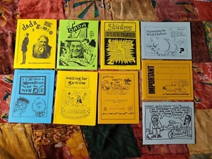 Lot 9 Vintage Dale Luciano Mini Comix Dada Gumbo Steve Willis JR Williams Roden BobX - Bild 1 von 16
