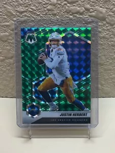 Justin Herbert 2021 Panini Mosaic Green Mosaic Prizm Parallel Card #111 - Bild 1 von 1