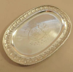 Plato de plata francés antiguo de 11,5"" Burdeos 1738-39 Antoine Roberdeau - Imagen 1 de 8