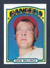 1972 Topps Dick Billings #148 Texas Rangers EX