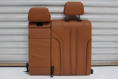 BMW 540I G30 2017-2023 asiento trasero derecho respaldo superior cojín coñac OEM Foto 1 de 4