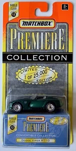 1997 Matchbox Premiere Collection World Class Series 12 Green Dodge Viper RT/10 - Picture 1 of 11