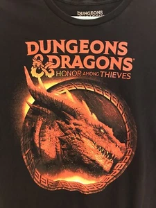 Dungeons And Dragons HONOR AMONG THIEVES Movie Shirt LARGE - Picture 1 of 3