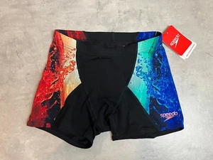 Speedo Placement V-Aquashorts Hombre Bañador Negro Talla D3 o D4 - Imagen 1 de 2