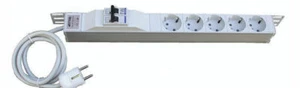 POWERLEISTE RITTAL FÜR 19" 48CM SERVERSCHRANK NETWORKRACK MIT SICHERUNGEN DOEPKE - Photo 1/1