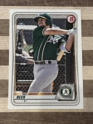 2020 Bowman Prospects Baseball Austin Beck Card #BP-16 - Image 1 of 2