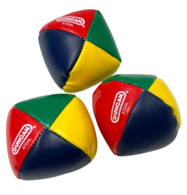 3 Duncan Footbag Hacky Sack AULXL Hackysack Blue Red Green Yellow Multicolor - Image 1 of 2