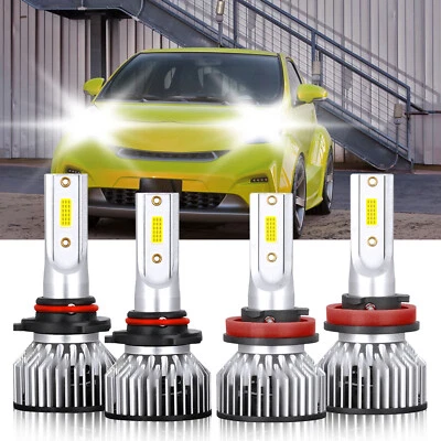 Kit de bombilla LED delantera haz alto bajo 6000K blanco para Scion iQ 2012-2015 Foto 1 de 4