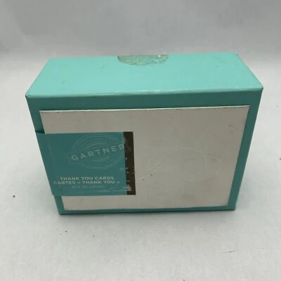 TARJETAS DE AGRADECIMIENTO GARTNER STUDIOS TARJETAS BLANCAS PERLA Foto 1 de 4