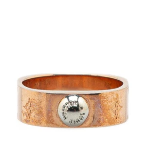 LOUIS VUITTON Nanogram Berg Ring Size: M M00214 Women 【Used】 - Picture 1 of 7