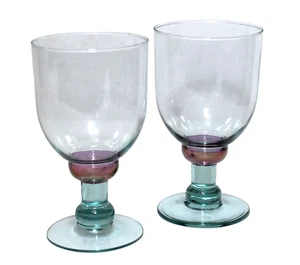 Pfaltzgraff Juniper Water Goblet Wine Glass Set 2 - Picture 1 of 7
