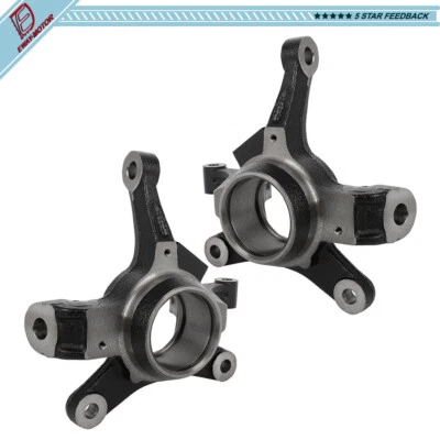 (2) Front Steering Knuckle For Chevrolet Aveo 2004 05-2011 Pontiac G3 2009-2010 - Image 1 of 4